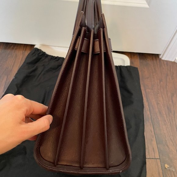 YSL Saint Laurent Sac de Jour Small Bordeaux Bag - Picture 7 of 16